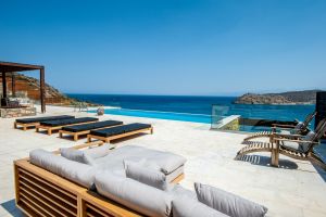 Award Design Villa Dimitra with Ocean Views, close to Elounda